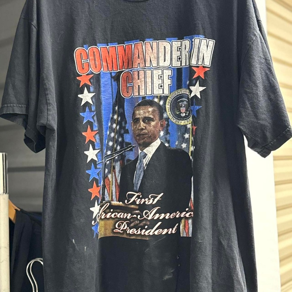 Black‎ Obama Commander in Chief t-shirt